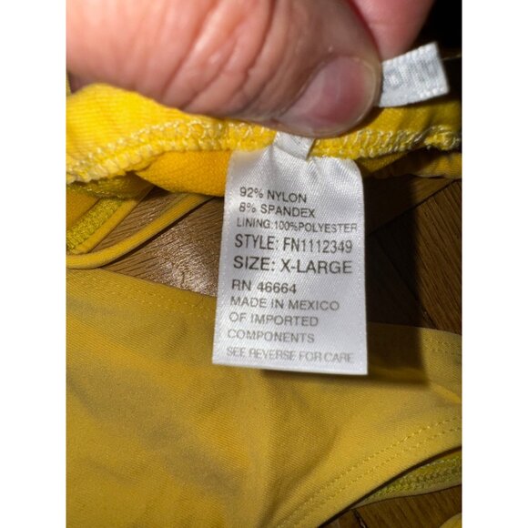 Fashion Nova Yellow See You Next Summer Bikini XL Sexy Beach Pool Swimsuit Y2K‎ - Picture 3 of 9